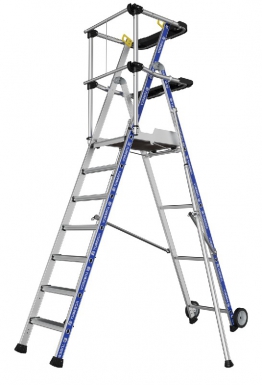 Échafaudage marchepied sherpamatic, hauteur de travail 3,64 m, nbr. disponible abidjan cote d'ivoire.