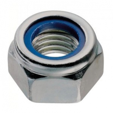 Écrou frein acier zingué avec bague nylon din 985 ø 6 cond. disponible abidjan cote d'ivoire.