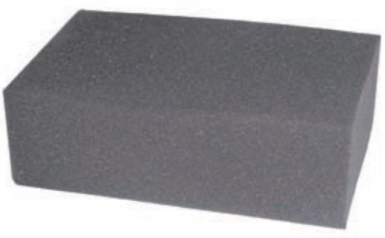 Éponge cimentier synthétique - 16 x 10 x 7 cm  - gris anthracite. disponible abidjan cote d'ivoire.