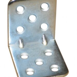Équerre d'assemblage 45x50 mm 6 trous acier zingué. disponible abidjan cote d'ivoire.