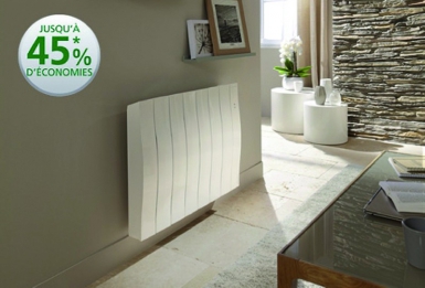 - radiateur chaleur douce à inertie galapagos intelligent connecté hxlxp : 590x 1070x132 - blanc - 1500 w. disponible abidjan cote d'ivoire.