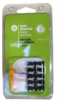10 bouchons + 1 poinçon 4x6 mm - blister. disponible abidjan cote d'ivoire.