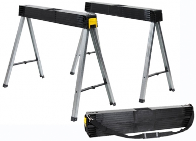 2 tréteaux pliables ultra compacts 8,2 kg - h plié/ déplié : 210 mm/780 mm l: 1000 mm. disponible abidjan cote d'ivoire.