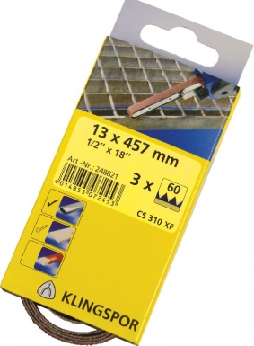 3 bandes étroites en toile grain 120 - saupoudrage serré - dim. disponible abidjan cote d'ivoire.