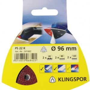 5 disques abrasifs auto-agrippant triangulaires - 6 trous - corindon - divers grains. disponible abidjan cote d'ivoire.