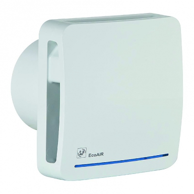 Aérateur permanent centrifuge ecoair dlc basse consommation réglable de 15 à 60 m3/h + temporisation réglable de 1 à 30 mn + détection de présence. disponible abidjan cote d'ivoire.