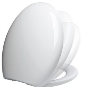 Abattant vallauris avec couvercle - fermeture ralentie - thermoplastique - blanc. disponible abidjan cote d'ivoire.