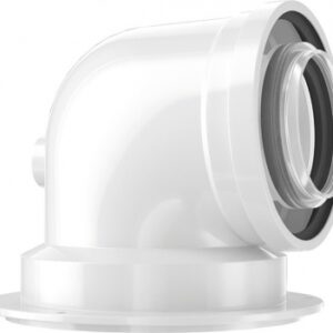 Adaptateur coudé prise de mesure ø 80/125 - 87°. disponible abidjan cote d'ivoire.