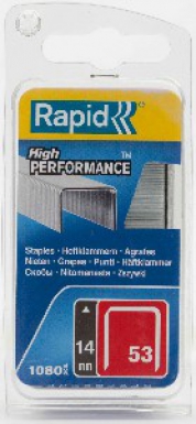 Agrafes n°53 - longueur 14 mm - galva - blister 1080 p. disponible abidjan cote d'ivoire.