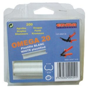 Agrafes omega - galvanisées - 20 mm - boîte de 1000 p. disponible abidjan cote d'ivoire.