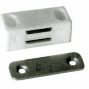 Aimant de placard unic 3 kg entraxe 25 mm blanc. disponible abidjan cote d'ivoire.