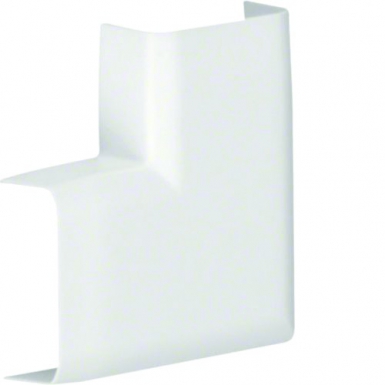 Angle plat pour goulotte atéha 12x20 mm pvc blanc pure. disponible abidjan cote d'ivoire.