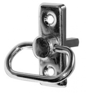 Anneau sur platine pour crémones carré 7 entraxe 43 laiton chromé. disponible abidjan cote d'ivoire.