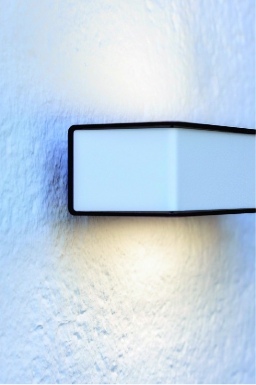 Applique extérieure " plemo" aluminium ip65 g9 - gris noir. disponible abidjan cote d'ivoire.