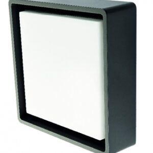 Applique murale " frame square " ra>80 dimmable 6w 500lm 3000k 230v dim: 240x240x77 mm - graphite. disponible abidjan cote d'ivoire.