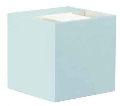 Applique murale led en saillie cybo carrée 2x3 w 355 lm 2700°k 80x80mm ip65 blanc alu. disponible abidjan cote d'ivoire.