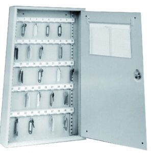 Armoire porte-clés 50 crochets grise lxhxp:340x590x75 cyl. disponible abidjan cote d'ivoire.