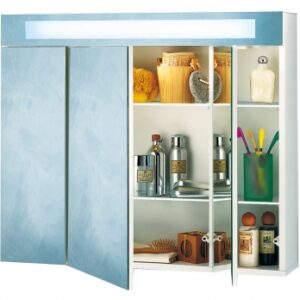 Armoire toilette mirage m82 en mélaminé blanc - lxhxp: 804x700x180 mm. disponible abidjan cote d'ivoire.