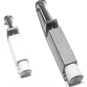 Arrêt de porte à pédale alu coloris argent 180 mm blister. disponible abidjan cote d'ivoire.