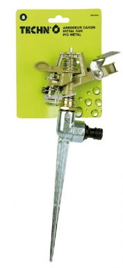 Arroseur canon métal sur pique métal f 20/27. disponible abidjan cote d'ivoire.