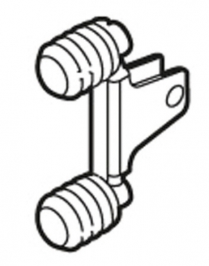 Attache-façade à visser pour tiroir haut. disponible abidjan cote d'ivoire.