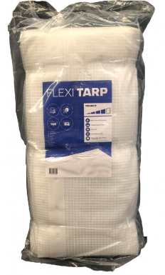 Bâche armée blanche à oeillets - 220 g/m2 - anti-uv - dim. disponible abidjan cote d'ivoire.