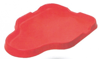 Bac à gâcher rectangulaire matière caoutchouteuse rouge - dim. disponible abidjan cote d'ivoire.