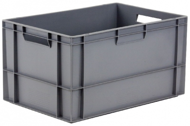 Bac palettisable - 60 litres - l x p x h : 600 x 400 x 320 mm - gris. disponible abidjan cote d'ivoire.
