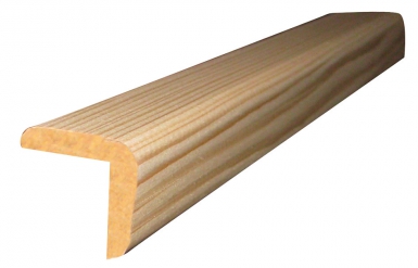Baguette d'angle sapin angles extérieurs arrondis 28x28 mm lg. disponible abidjan cote d'ivoire.