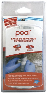 Bande de réparation pool - fibre de verre enduit de polyuréthane - durcit en 30 mn - lxl: 50 x 1500 mm. disponible abidjan cote d'ivoire.