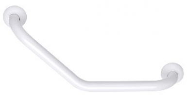 Barre d'appui symétrique 135° - l : 26,5 x 26,5 cm, ø 30 mm - aluminium epoxy blanc. disponible abidjan cote d'ivoire.