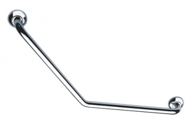 Barre d"appui symétrique 135° - l : 40 x 40 cm, ø 25 mm - laiton nickelé chromé. disponible abidjan cote d'ivoire.