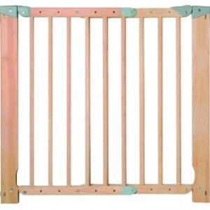 Barrière de sécurité bois brut " lilas " ± 70 à 103 cm à pression extensible. disponible abidjan cote d'ivoire.