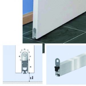 Bas de porte automatique ellenmatic brush avec une brosse velours doux lg. disponible abidjan cote d'ivoire.