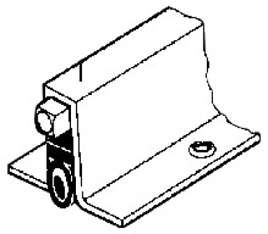Bas de porte automatique klomatic kej 89 aluzinc joint caoutchouc l 113 cm. disponible abidjan cote d'ivoire.