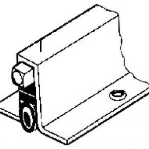 Bas de porte automatique klomatic kej 89 aluzinc joint caoutchouc l 63 cm. disponible abidjan cote d'ivoire.