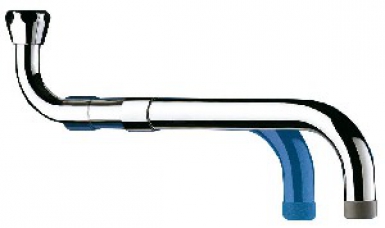 Bec orientable mural télescopique - f 3/4" - l 200/290 mm - h 135 mm - laiton chromé. disponible abidjan cote d'ivoire.