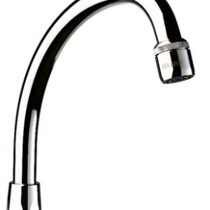 Bec orientable sur plage - f 3/4" - l 150 mm - h 130 mm - laiton chromé. disponible abidjan cote d'ivoire.