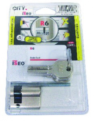 Blister 1/2 cylindre ” isr6 ” nickelé 30x10 5 clés réversibles. disponible abidjan cote d'ivoire.