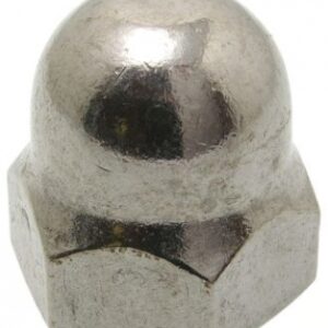 Blister de 4 écrous borgnes m6 inox a4. disponible abidjan cote d'ivoire.