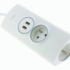 Bloc d'angle 2 prises + 2 chargeurs usb. disponible abidjan cote d'ivoire.