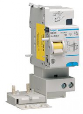 Bloc différentiel bipolaire 2 p sensibilité i∆n 30 ma - in 63a - 2 mod. disponible abidjan cote d'ivoire.