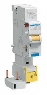 Bloc différentiel à bornes décalées 1 ph+n 40a 300ma type ac. disponible abidjan cote d'ivoire.