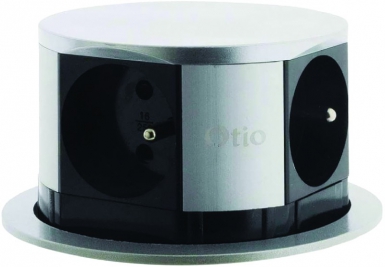 Bloc escamotable compact ø 100 mm 4 prises. disponible abidjan cote d'ivoire.
