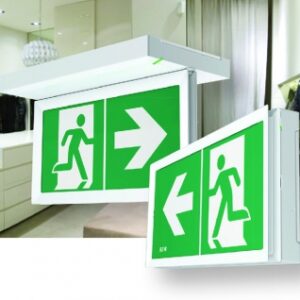 Bloc évacuation ultraled 2-45 - flux lumineux 45 lm et fonction visibilite+ - système de test test automatique (sati) - matériau du boîtier polycarbonate ip43 dim. disponible abidjan cote d'ivoire.