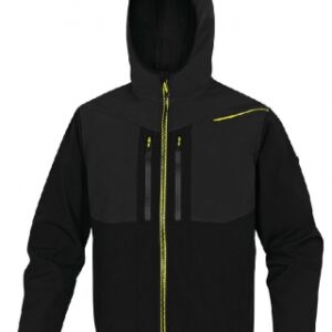 Blouson softshell horten 2 - noir/jaune - taille xxl. disponible abidjan cote d'ivoire.