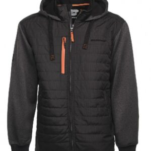 Blouson yari - gris chiné/noir - taille xl. disponible abidjan cote d'ivoire.