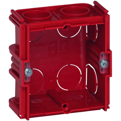 Boîte carrée monoposte batibox maçonnerie 1 poste associable - profondeur 30 mm. disponible abidjan cote d'ivoire.