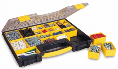 Boîte à compartiments "serie pro" pvc - lxpxh : 423x334x52 mm. disponible abidjan cote d'ivoire.