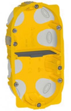 Boîte d'encastrement pour cloisons sèches 2 postes 4/5 mod. disponible abidjan cote d'ivoire.